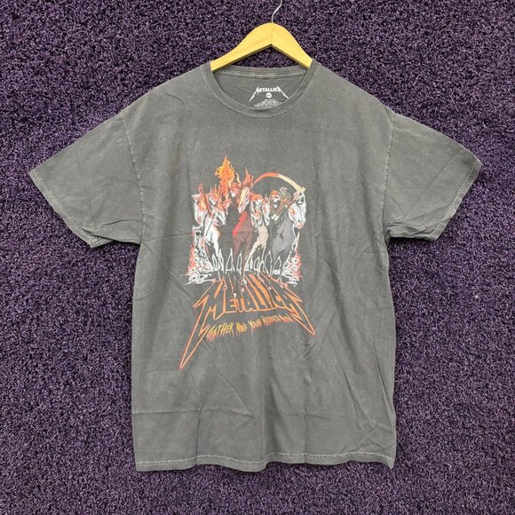 Metallica 4 Horsemen Kill em All Heavy Metal Band T-Shirt M - Picture 1 of 4
